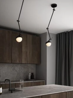 Nordlux CONTINA Schreibtischleuchte Schwarz, Opal Weiß G9 Mit Kabelschalter 73,6x12,5x37,2cm -Beleuchtung 2010971003am