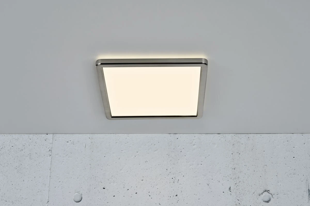 Nordlux OJA 29 Square IP20 LED Deckenleuchte Gebürstet Nickel, Weiß 1600lm 30x30x2,5cm 11 Nordlux OJA 29 Square IP20 LED Deckenleuchte Gebürstet Nickel, Weiß 1600lm 30x30x2,5cm – Bild 9
