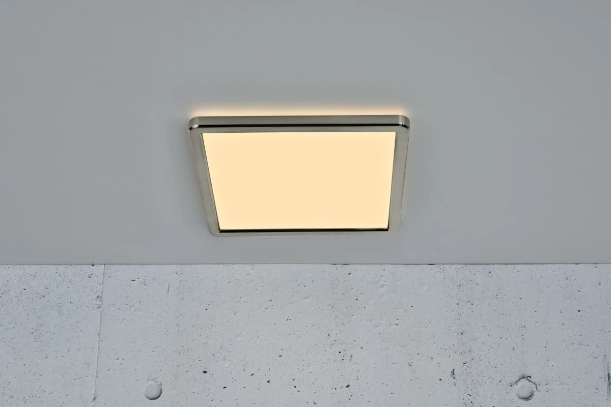 Nordlux OJA 29 Square IP20 LED Deckenleuchte Gebürstet Nickel, Weiß 1600lm 30x30x2,5cm 9 Nordlux OJA 29 Square IP20 LED Deckenleuchte Gebürstet Nickel, Weiß 1600lm 30x30x2,5cm – Bild 7