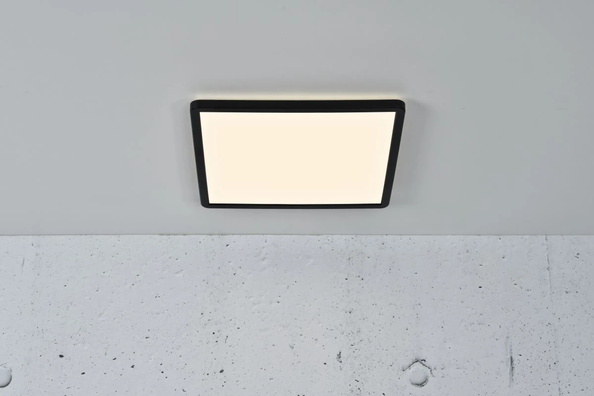 Nordlux OJA 29 Square LED Deckenleuchte Schwarz, Weiß 1600lm IP54 29,4x29,4x2,3cm 7 Nordlux OJA 29 Square LED Deckenleuchte Schwarz, Weiß 1600lm IP54 29,4x29,4x2,3cm – Bild 5