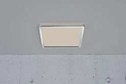 Nordlux OJA 29 Square LED Deckenleuchte Chrom, Weiß 1600lm IP54 30x30x2,5cm -Beleuchtung 2015066133 1am