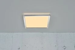 Nordlux OJA 29 Square LED Deckenleuchte Chrom, Weiß 1600lm IP54 30x30x2,5cm -Beleuchtung 2015066133am
