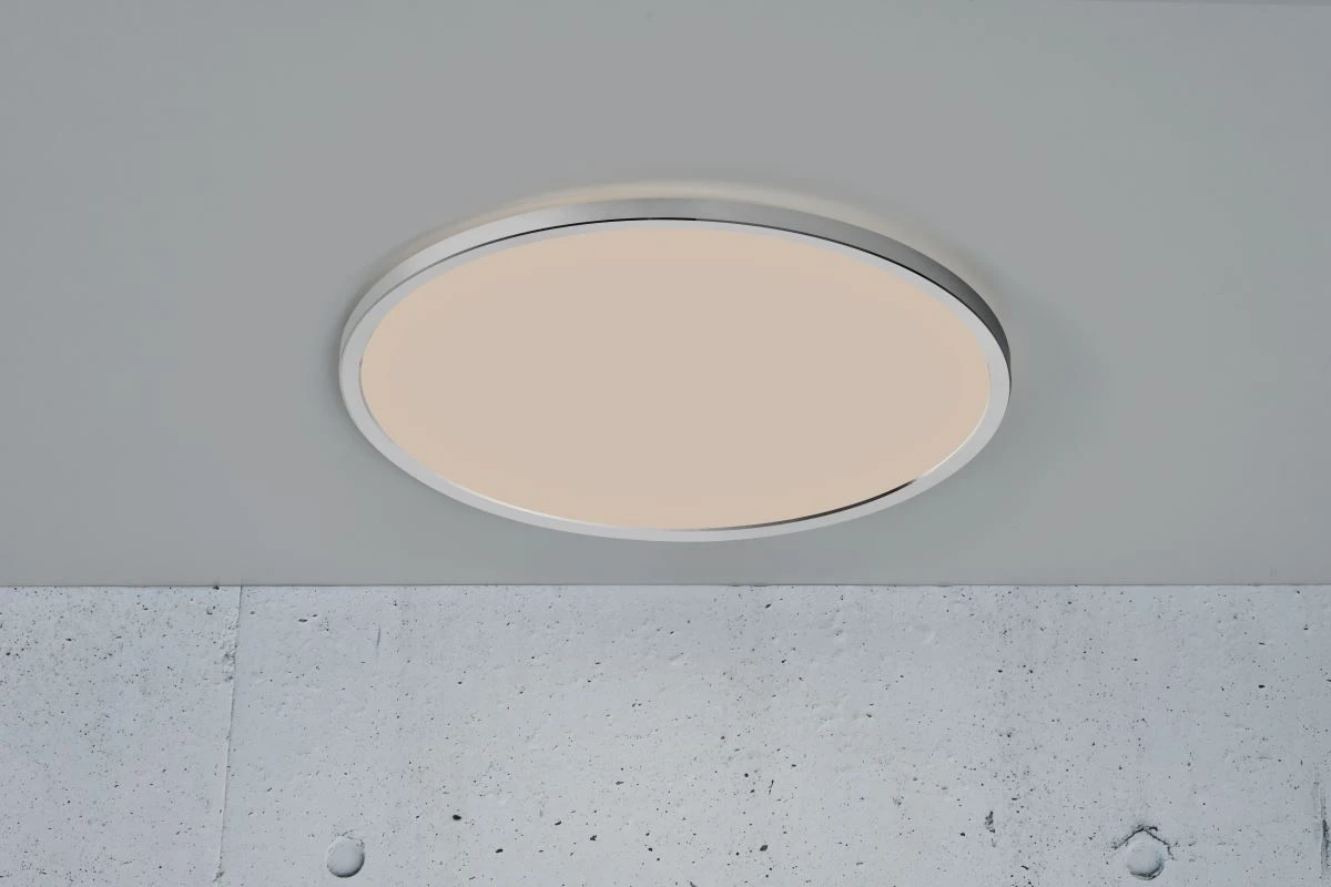 Nordlux OJA 42 LED Deckenleuchte Chrom 2100lm IP54 43x43x2,5cm 7 Nordlux OJA 42 LED Deckenleuchte Chrom 2100lm IP54 43x43x2,5cm – Bild 5