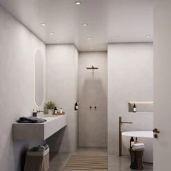 Nordlux MAHI LED Einbaustrahler Gebürstet Nickel, Weiß 621lm IP65 8,5x8,5x4,5cm -Beleuchtung 2015430155am