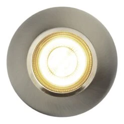 Nordlux Smart Home DORADOSMAR LED Einbaustrahler Außen Gebürstet Nickel 360lm IP65 App Steuerbar 8,5x8,5x7cm -Beleuchtung 2015650155 2