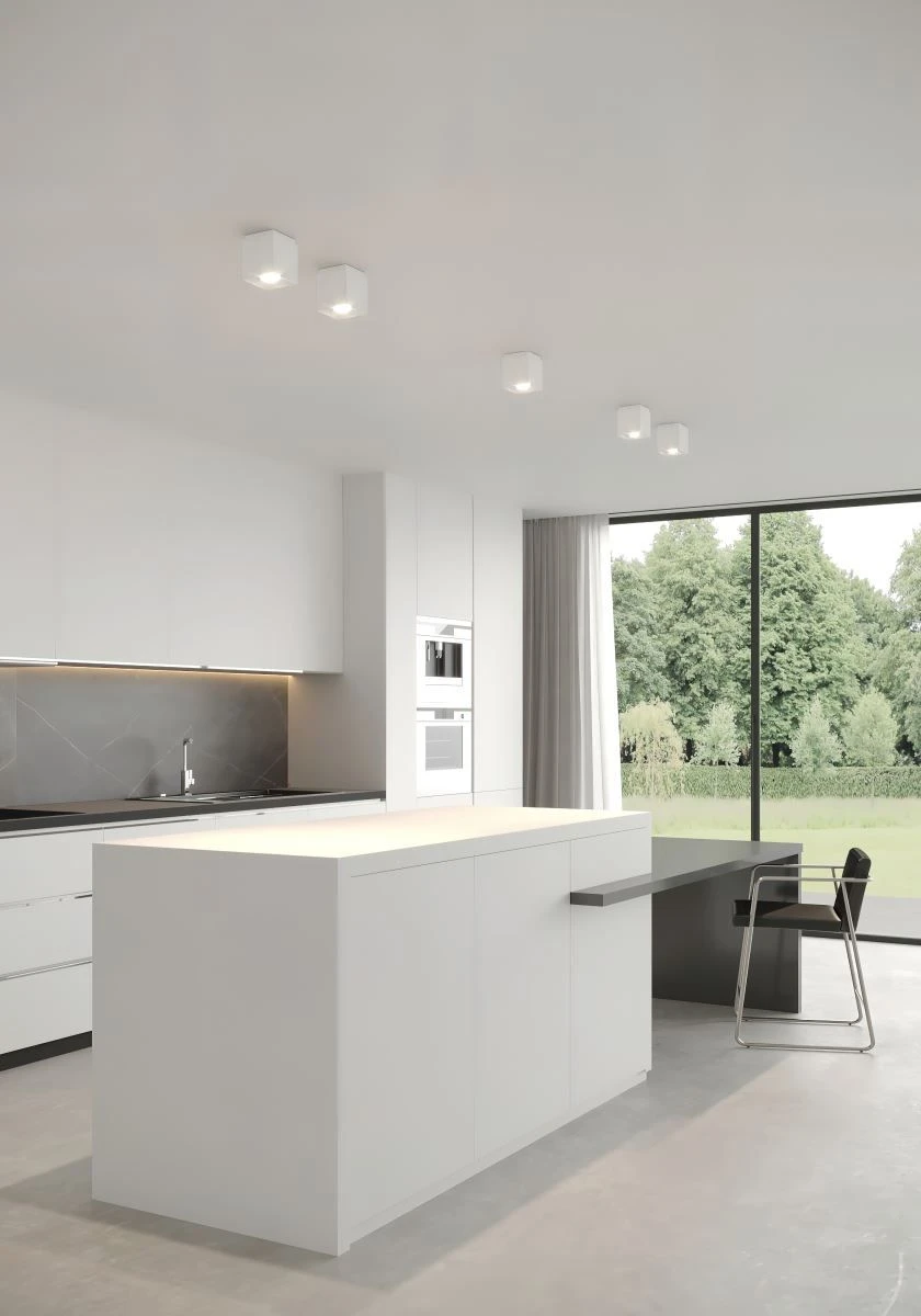 Nordlux ETHAN Aufbauleuchte Matt Weiß GU10 Dimmbar 10,5x10,5x11,99cm 4 Nordlux ETHAN Aufbauleuchte Matt Weiß GU10 Dimmbar 10,5x10,5x11,99cm – Bild 2