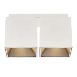 Nordlux ETHAN Aufbauleuchte Matt Weiß GU10 Dimmbar 21,6x10,5x11,99cm -Beleuchtung 2110410101 2