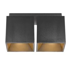 Nordlux ETHAN Aufbauleuchte Matt Schwarz GU10 Dimmbar 21,6x10,5x11,99cm -Beleuchtung 2110410103 2