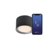 Nordlux Smart Home LANDON SMART LED Deckenleuchte Schwarz 650lm IP44 App Steuerbar 12,5x12,5x8,2cm -Beleuchtung 2110840103 1