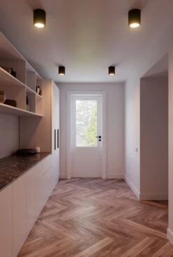 Nordlux Smart Home LANDON SMART LED Deckenleuchte Schwarz 650lm IP44 App Steuerbar 12,5x12,5x14cm -Beleuchtung 2110850103