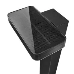 Nordlux RICA LED Solar Sockelleuchte Schwarz Edelstahl 450lm IP44 Mit Bewegungsmelder 15x60cm -Beleuchtung 2118178003 3