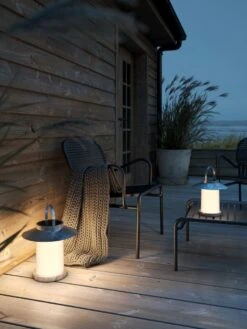 Nordlux TEMPLE LED Solar-Tischleuchte Verzinkter Stahl IP54 Mit Schalter 31,3x31,3x30,4cm -Beleuchtung 2218335031 2