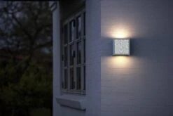 LED Wandaußenleuchte Weiß Nordlux Maze Bended 700lm 3000K 18x18cm -Beleuchtung 46881001 3