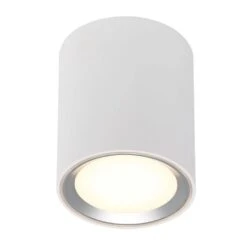 LED Aufbauleuchte Weiß Silber Nordlux Fallon Long 10cm 500lm Moodmaker
