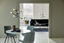 Design Hängeleuchte Schwarz Matt Nordlux Josefine 6x E27 -Beleuchtung 48933003 5