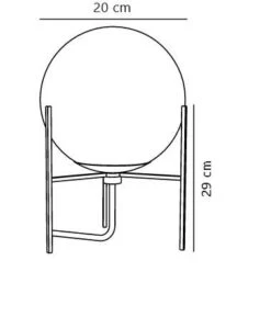 Tischlampe Mit Glaskugel Nordlux Alton Rauchglas Schwarz E14 -Beleuchtung alton tischlampe tz