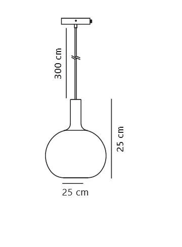 Hängelampe Opalglas Nordlux Alton 25 Messing, Schwarz E27 6 Hängelampe Opalglas Nordlux Alton 25 Messing, Schwarz E27 – Bild 4