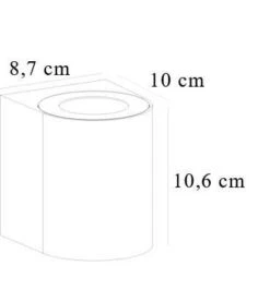 LED Wandaußenleuchte Up Down Seaside Schwarz Nordlux Canto 2 2x A 6W 500lm 3000K -Beleuchtung canto 2 seaside tz