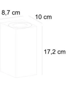 Wandaußenleuchte Up Down Weiß Nordlux Canto Kubi Maxi 2 2x GU10 -Beleuchtung canto kubi maxi tz 1