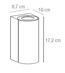 Wandaußenleuchte Up Down Messing Nordlux Canto Maxi 2 2x GU10 -Beleuchtung canto maxi 2 tz 3