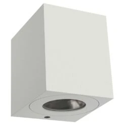 LED Wandaußenleuchte Up Down Weiß Nordlux Canto Kubi 2 2x A 6W 500lm 3000K