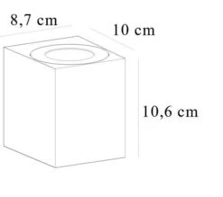 LED Wandaußenleuchte Up Down Seaside Schwarz Nordlux Canto Kubi 2 2x A 6W 500lm 3000K -Beleuchtung cantokubi2sea tz