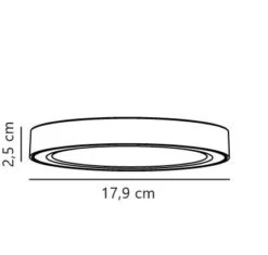 Nordlux SOLLER LED Einbaustrahler Weiß 1000lm IP44 Stepdimmer 17,9x17,9x2,5cm -Beleuchtung einbauleuchte soller 179mm tz