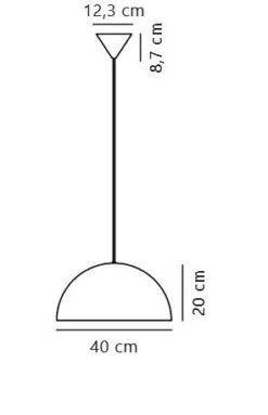Hängeleuchte Weiß Nordlux Ellen 40 Mit E27 Fassung -Beleuchtung ellen 40 pl tz 1 1