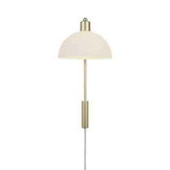 Wandlampe Messing Weiß Nordlux Ellen 20 E14 Mit Kabelschalter -Beleuchtung ellen wall 2213701035 3
