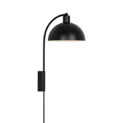 Wandlampe Schwarz Nordlux Ellen 20 E14 Mit Kabelschalter -Beleuchtung ellen wall 2213721003 1