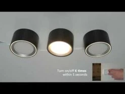 Nordlux LANDON LED Aufbauleuchte Schwarz 600lm IP44 12,5x12,5x14cm -Beleuchtung hqdefault 6 41