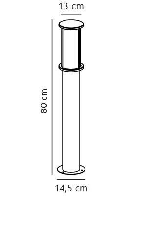 Nordlux LINTON Wegeleuchte Messing E27 IP54 Dimmbar 14,5x14,5x79,9cm 6 Nordlux LINTON Wegeleuchte Messing E27 IP54 Dimmbar 14,5x14,5x79,9cm – Bild 4