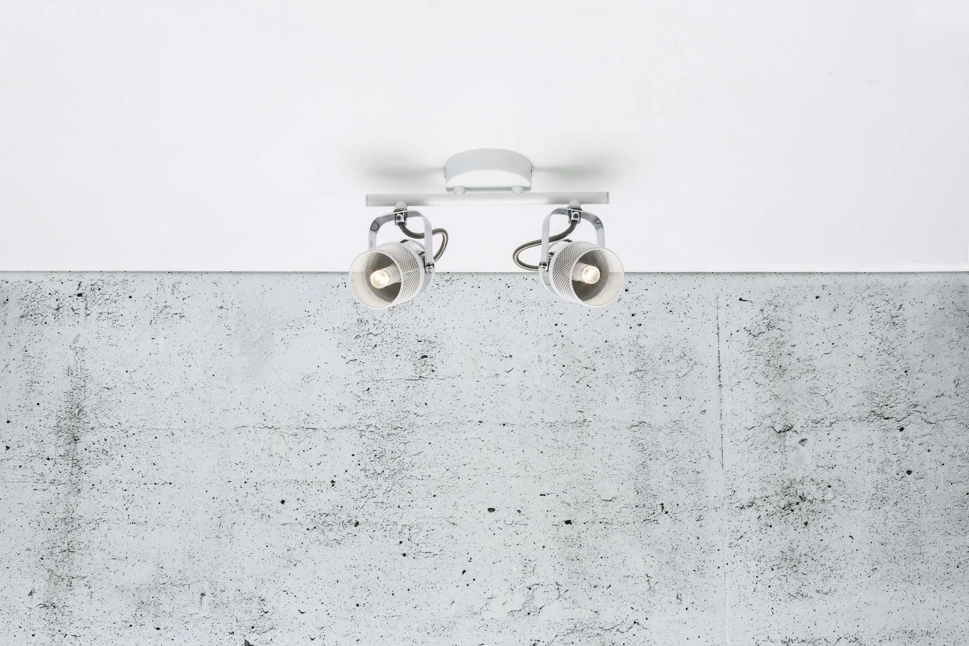 Retro Deckenstrahler Weiß Nordlux Agnes 2-flammig G9 4 Retro Deckenstrahler Weiß Nordlux Agnes 2-flammig G9 – Bild 2