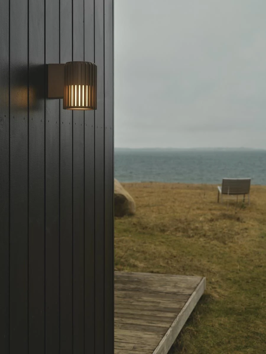 Nordlux Wandleuchte Aludra Seaside Metallisch Braun Alu IP54 E27 4 Nordlux Wandleuchte Aludra Seaside Metallisch Braun Alu IP54 E27 – Bild 2