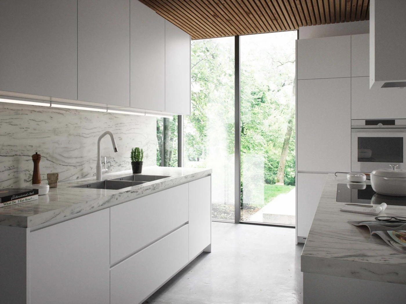 LED Unterbauleuchte Weiß Nordlux Latona 5W 420lm 31,2cm 3000K-4000K 2-Step 4 LED Unterbauleuchte Weiß Nordlux Latona 5W 420lm 31,2cm 3000K-4000K 2-Step – Bild 2