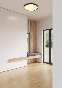 Nordlux Smart Home OJA SMART 60 IP20 LED Deckenleuchte 3500lm 60x60x3,2cm App Steuerbar -Beleuchtung m oja 60 smart 2015146103 1