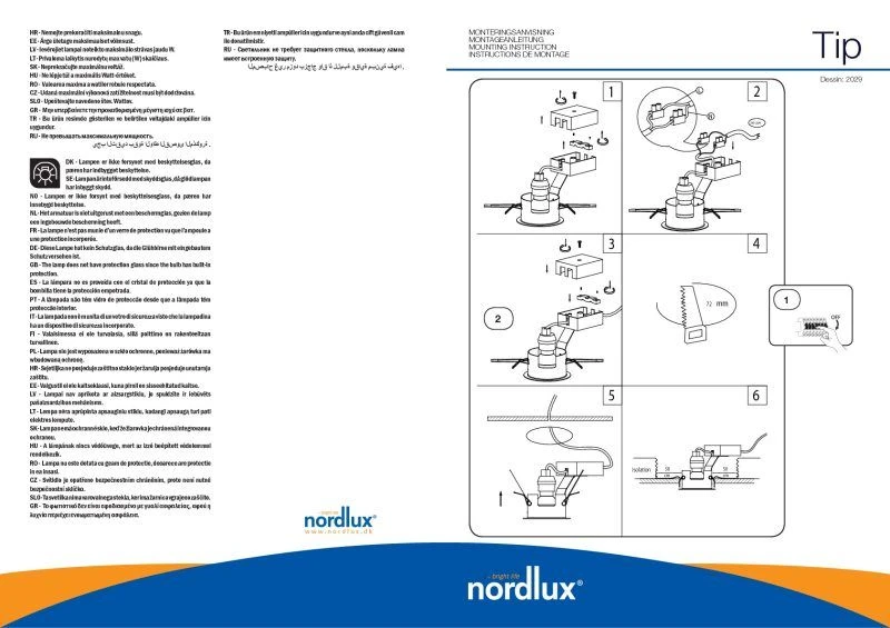 Nordlux Tip Einbauleuchte Verzinkt 5 Nordlux Tip Einbauleuchte Verzinkt – Bild 3