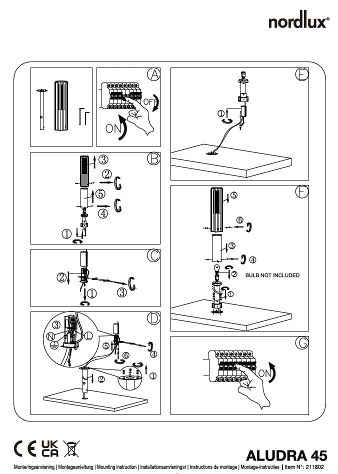 Sockelleuchte Aluminium Nordlux Aludra 45 IP54 E27 7 Sockelleuchte Aluminium Nordlux Aludra 45 IP54 E27 – Bild 5