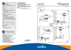 Nordlux Phoenix Außenwandleuchte Verzinkt -Beleuchtung n24381031 ze
