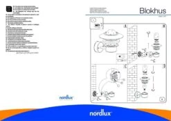Nordlux Blokhus Up Außenwandleuchte Verzinkt -Beleuchtung n25011031 ze