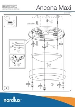 Nordlux Ancona Maxi E27 Deckenleuchte Weiss 7 Nordlux Ancona Maxi E27 Deckenleuchte Weiss -Beleuchtung n25316101 ze