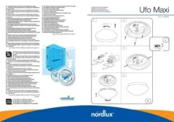 Nordlux Ufo Maxi Deckenleuchte Weiss -Beleuchtung n25626001 ze