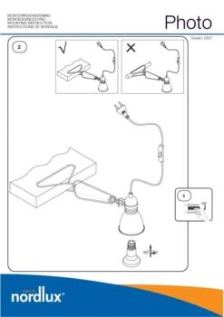 Nordlux Photo Klemmleuchte Alu -Beleuchtung n59372029 ze