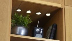 Nordlux Lismore 4-KIT Einbau/Aufbauleuchte Chrom -Beleuchtung n76730001 4