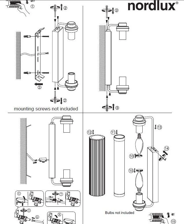 Nordlux Nimal Double Spiegelleuchte Schwarz 2xE14 IP44 35x12,5x7,8cm 7 Nordlux Nimal Double Spiegelleuchte Schwarz 2xE14 IP44 35x12,5x7,8cm – Bild 6