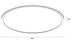 Nordlux OJA 42 LED Deckenleuchte Chrom 2100lm IP54 43x43x2,5cm 13 Nordlux OJA 42 LED Deckenleuchte Chrom 2100lm IP54 43x43x2,5cm -Beleuchtung oja deckenlampe 430x25mm tz