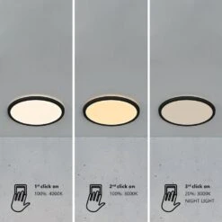 Nordlux OJA 29 LED Deckenleuchte Schwarz, Weiß 1600lm IP54 29,4x29,4x2,3cm -Beleuchtung oja moodmaker black 1