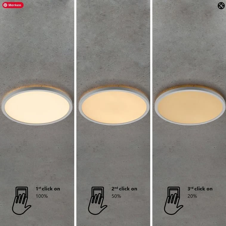 Nordlux OJA 42 IP20 LED Deckenleuchte Weiß, Weiß 2100lm 42,4x42,4x2,3cm 7 Nordlux OJA 42 IP20 LED Deckenleuchte Weiß, Weiß 2100lm 42,4x42,4x2,3cm – Bild 5