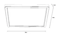 Nordlux OJA 29 Square IP20 LED Deckenleuchte Gebürstet Nickel, Weiß 1600lm 30x30x2,5cm 16 Nordlux OJA 29 Square IP20 LED Deckenleuchte Gebürstet Nickel, Weiß 1600lm 30x30x2,5cm -Beleuchtung oja square deckenlampe 300x25 tz 1