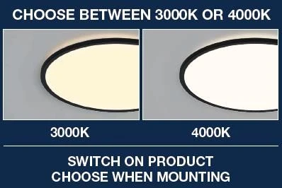 LED Deckenlampe Schwarz Nordlux Oja 42 3000/4000K Switch IP20 6 LED Deckenlampe Schwarz Nordlux Oja 42 3000/4000K Switch IP20 – Bild 4